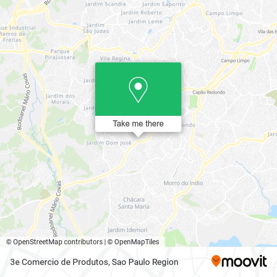 3e Comercio de Produtos map