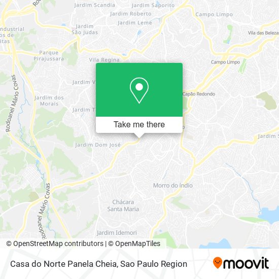Casa do Norte Panela Cheia map
