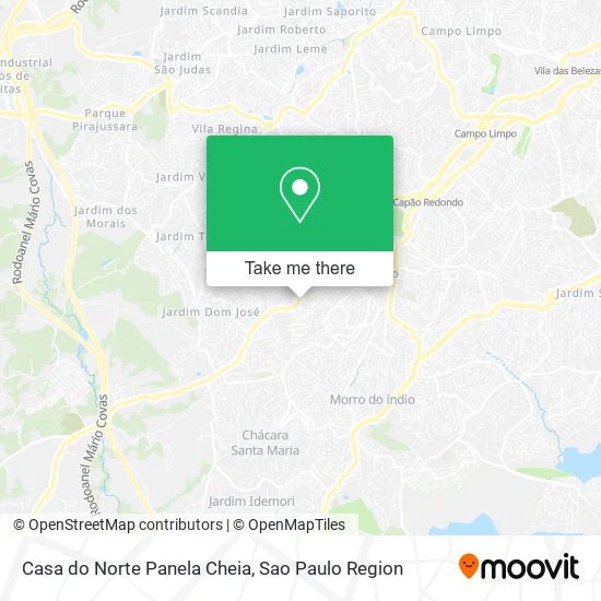 Casa do Norte Panela Cheia map