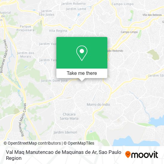 Val Maq Manutencao de Maquinas de Ar map