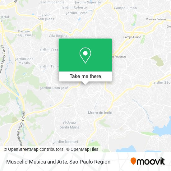 Muscello Musica and Arte map
