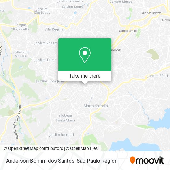 Mapa Anderson Bonfim dos Santos