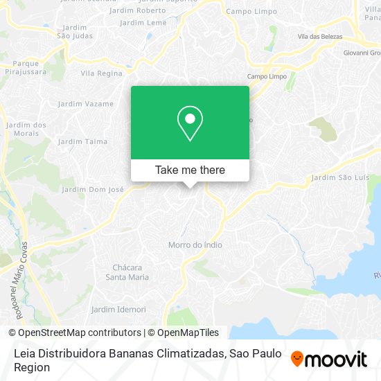 Leia Distribuidora Bananas Climatizadas map