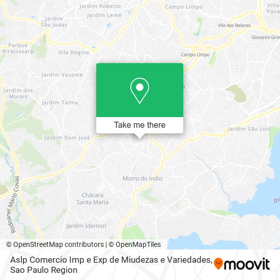 Aslp Comercio Imp e Exp de Miudezas e Variedades map