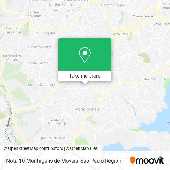 Mapa Nota 10 Montagens de Moveis