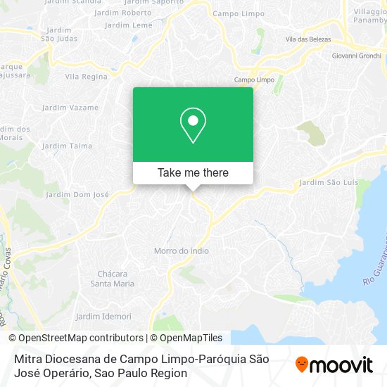 Mitra Diocesana de Campo Limpo-Paróquia São José Operário map
