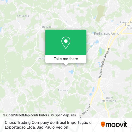 Chess Trading Company do Brasil Importação e Exportação Ltda map