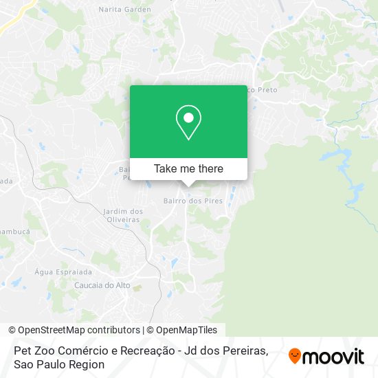 Pet Zoo Comércio e Recreação - Jd dos Pereiras map