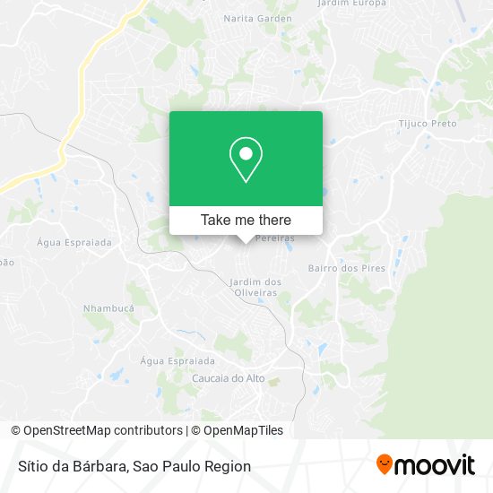 Sítio da Bárbara map