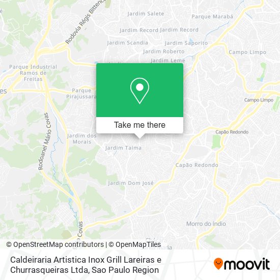 Caldeiraria Artistica Inox Grill Lareiras e Churrasqueiras Ltda map