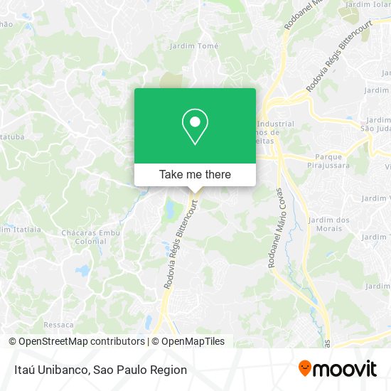 Itaú Unibanco map