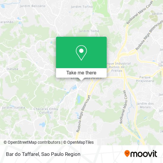 Mapa Bar do Taffarel