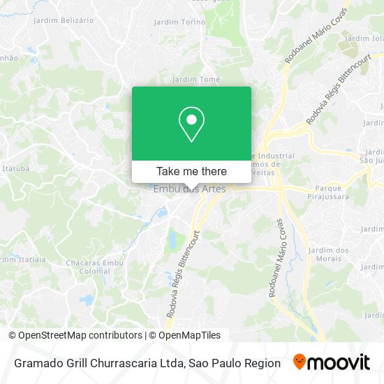 Mapa Gramado Grill Churrascaria Ltda