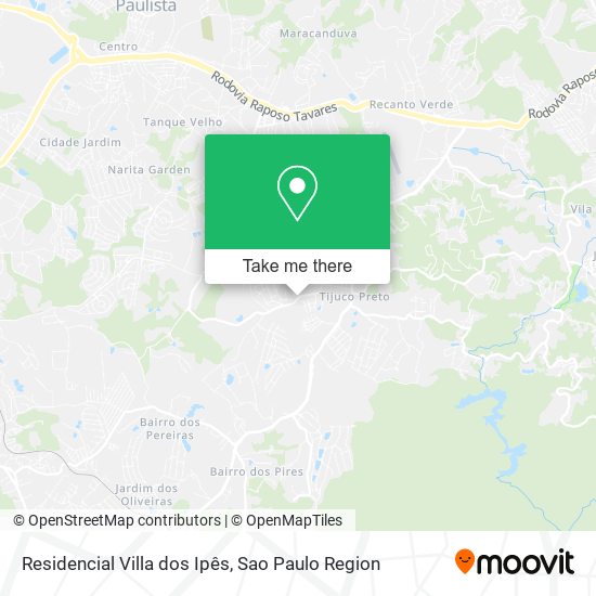 Mapa Residencial Villa dos Ipês