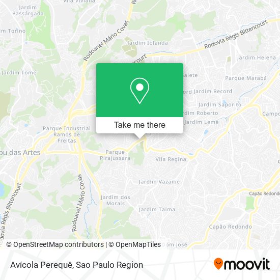 Avícola Perequê map