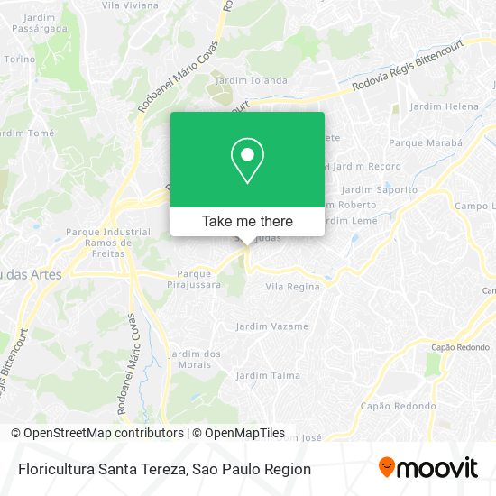 Floricultura Santa Tereza map