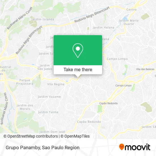 Grupo Panamby map