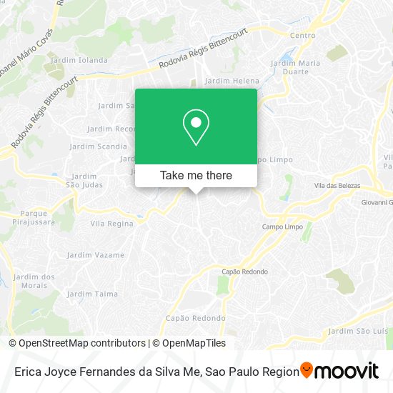 Erica Joyce Fernandes da Silva Me map
