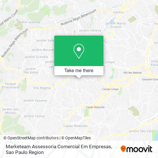 Marketeam Assessoria Comercial Em Empresas map