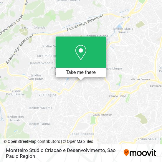 Mapa Montteiro Studio Criacao e Desenvolvimento