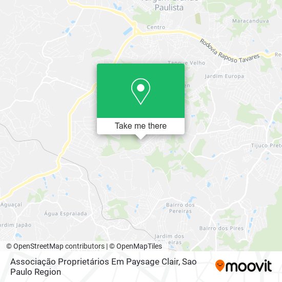 Associação Proprietários Em Paysage Clair map