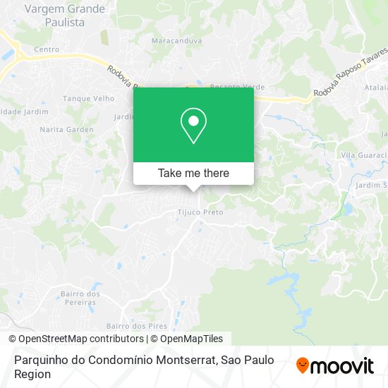 Mapa Parquinho do Condomínio Montserrat