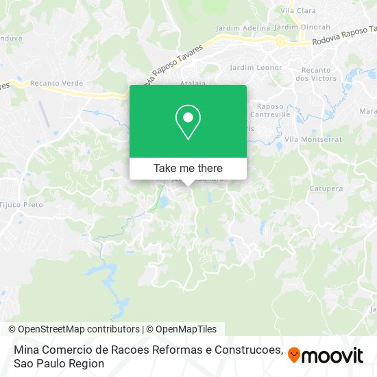 Mina Comercio de Racoes Reformas e Construcoes map