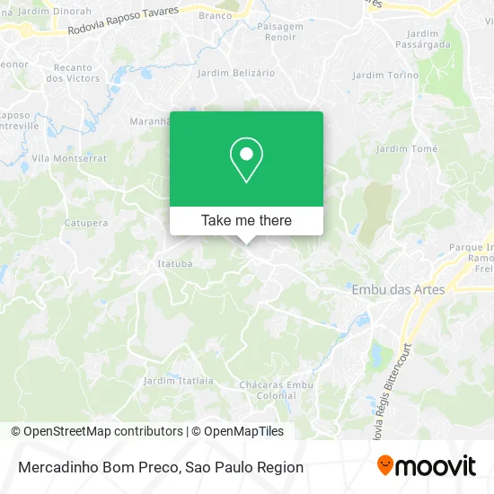 Mercadinho Bom Preco map