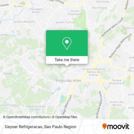 Geyser Refrigeracao map