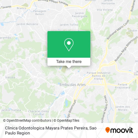 Clinica Odontologica Mayara Prates Pereira map