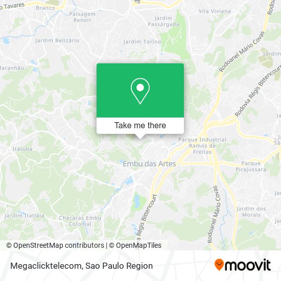 Mapa Megaclicktelecom