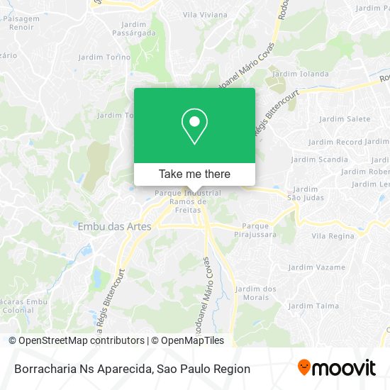 Borracharia Ns Aparecida map