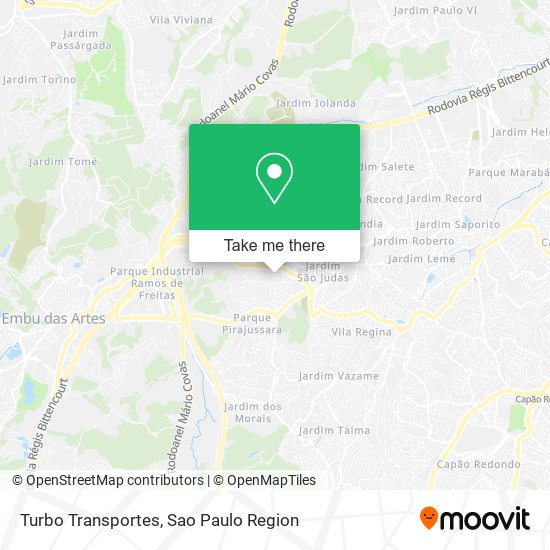 Turbo Transportes map