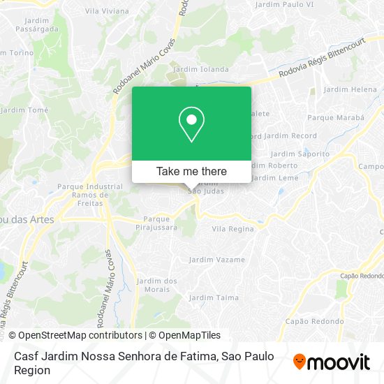 Mapa Casf Jardim Nossa Senhora de Fatima