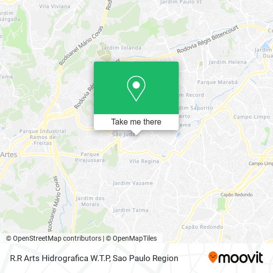 R.R Arts Hidrografica W.T.P map