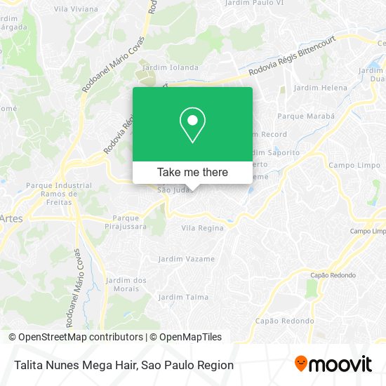 Mapa Talita Nunes Mega Hair