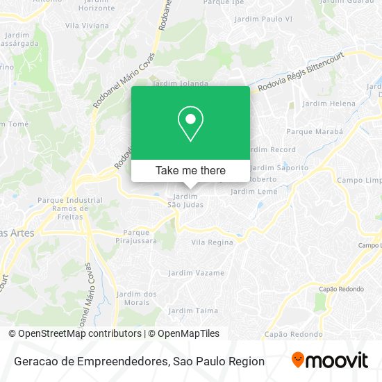 Mapa Geracao de Empreendedores