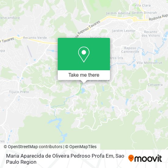 Maria Aparecida de Oliveira Pedroso Profa Em map