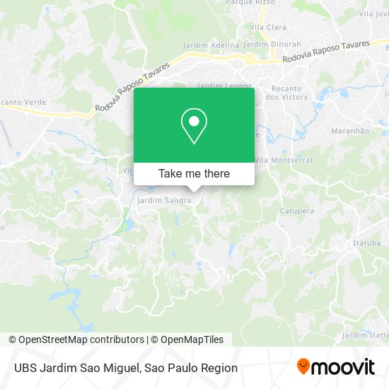 UBS Jardim Sao Miguel map