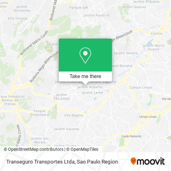 Transeguro Transportes Ltda map
