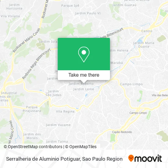 Serralheria de Aluminio Potiguar map
