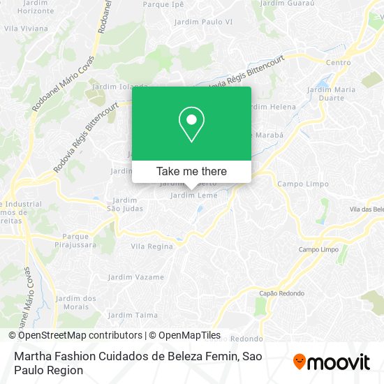 Martha Fashion Cuidados de Beleza Femin map
