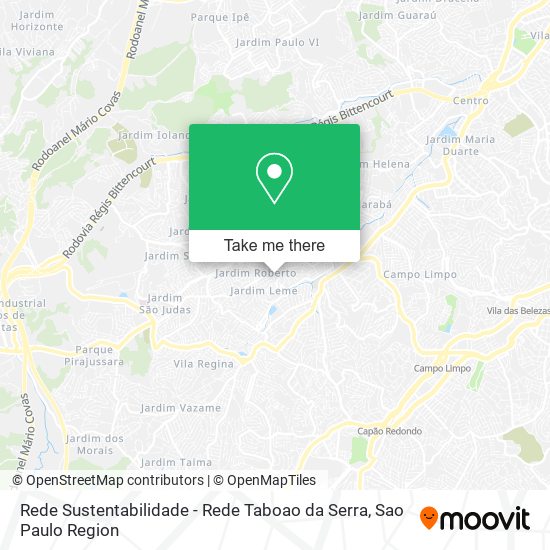 Mapa Rede Sustentabilidade - Rede Taboao da Serra