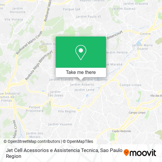 Jet Cell Acessorios e Assistencia Tecnica map