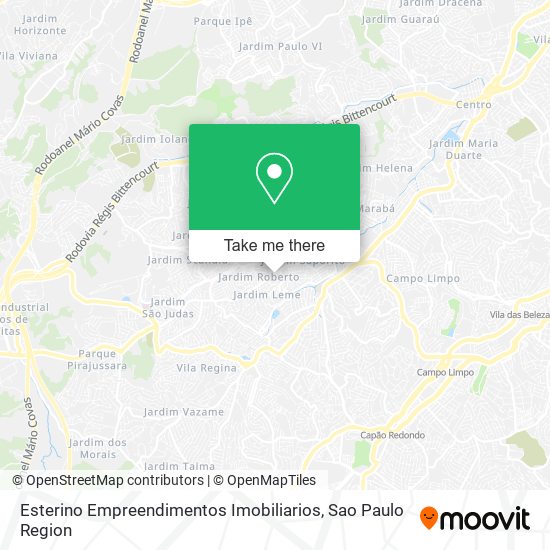 Mapa Esterino Empreendimentos Imobiliarios