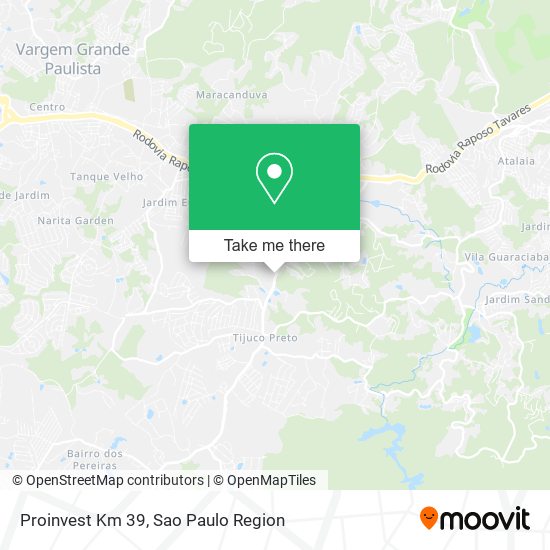 Proinvest Km 39 map