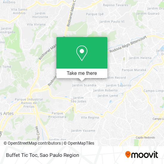 Buffet Tic Toc map