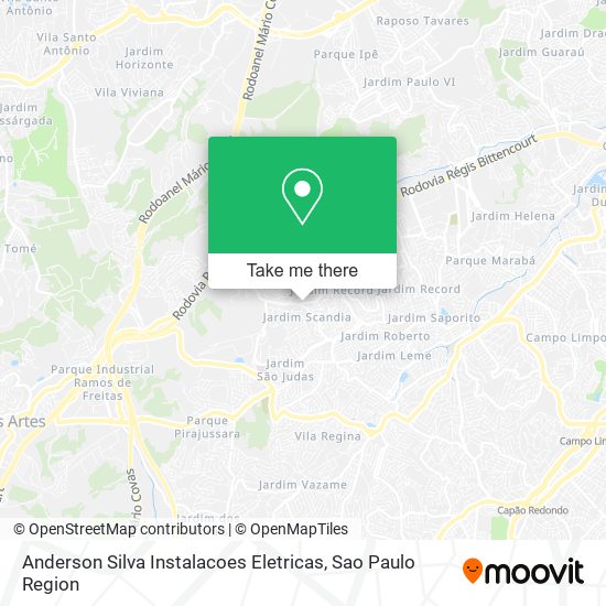 Anderson Silva Instalacoes Eletricas map