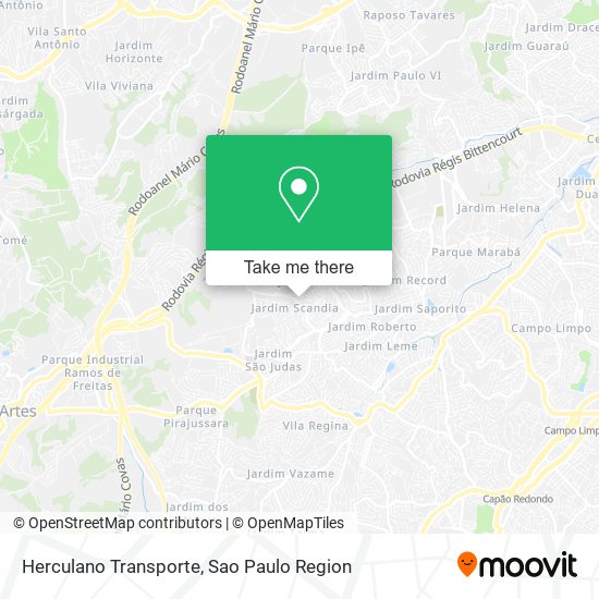 Herculano Transporte map