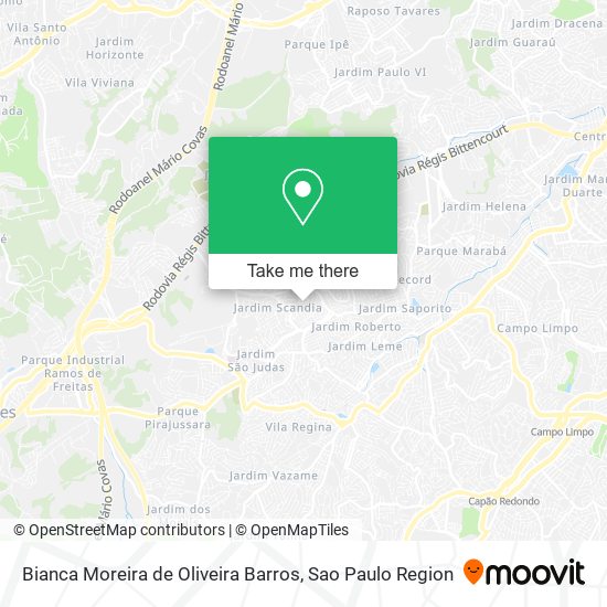 Mapa Bianca Moreira de Oliveira Barros